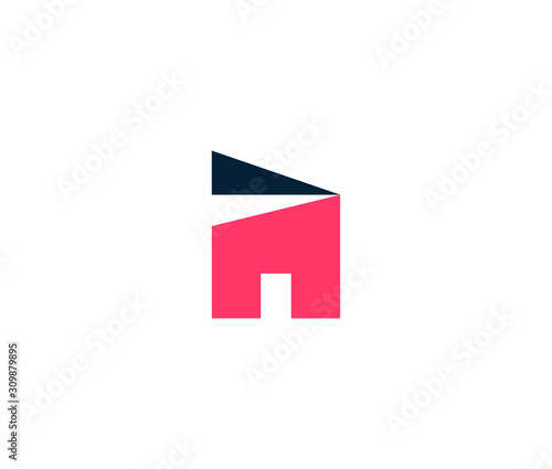Free Download Square Home logo icon vector template design element - GFXLoad