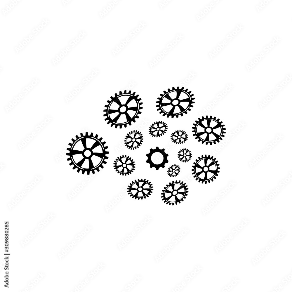 Gear Logo Template vector icon illustration design Gear Logo Template vector icon illustration design