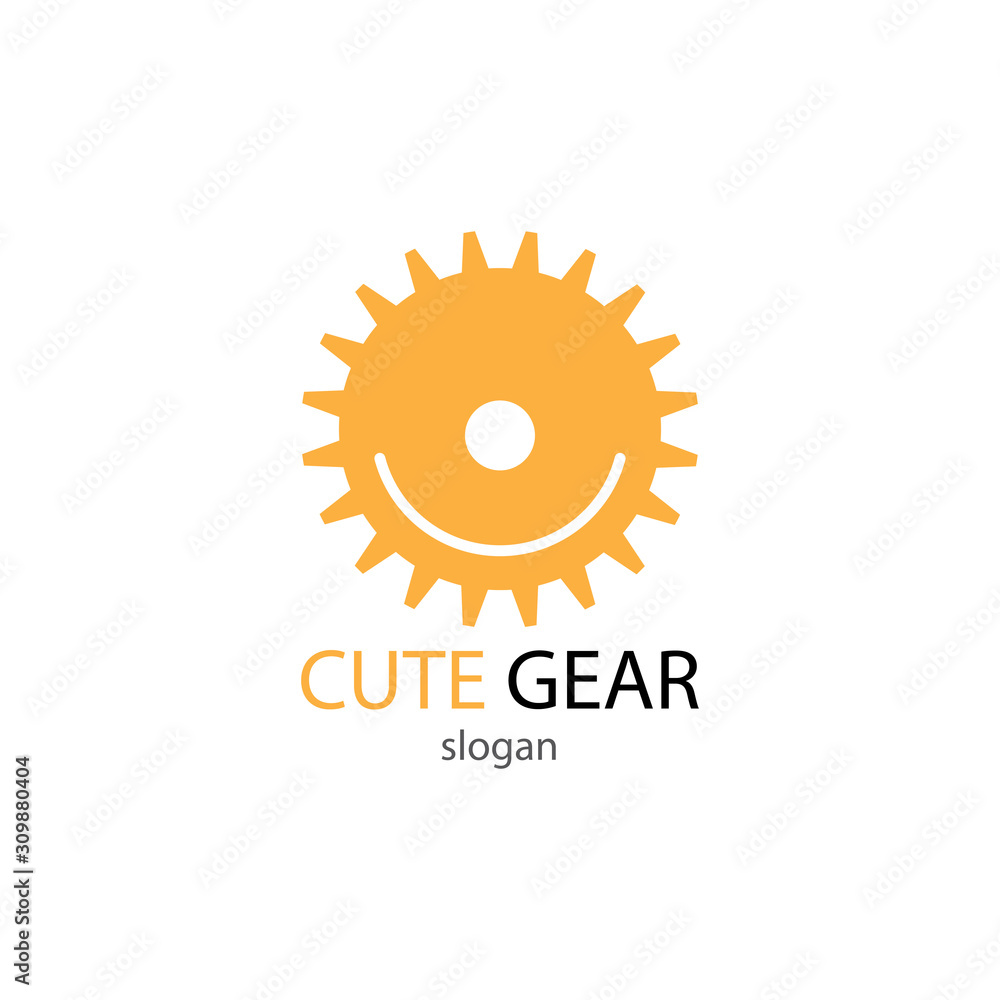 Gear Logo Template vector icon illustration design Gear Logo Template vector icon illustration design