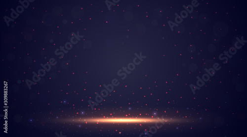 night dark blue sky with sparkling stars