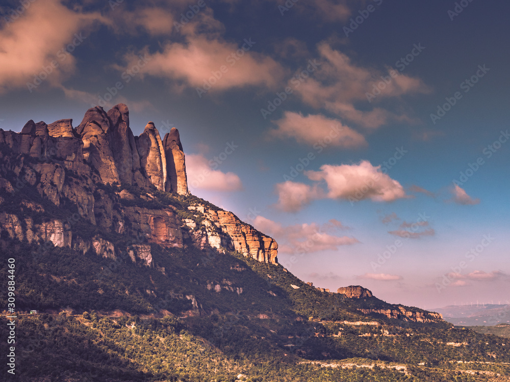 Mountain of Montserrat, Catalonia Spain.
