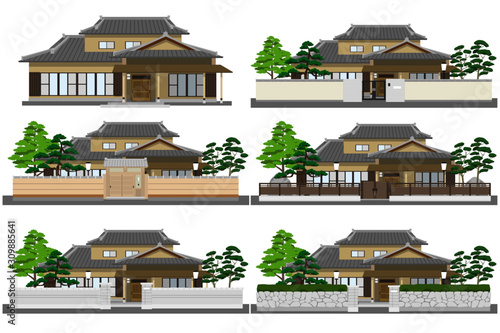 塀付日本家屋まとめ1