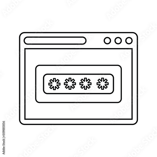 Login, password, security code icon