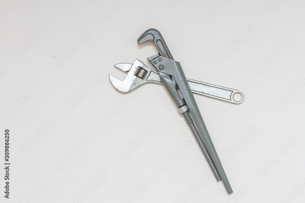 wrench isolated on white background wrench isolated on white background