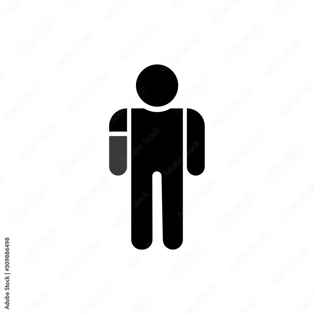 Disabled icon illustration isolated vector sign symbol Disabled icon illustration isolated vector sign symbol