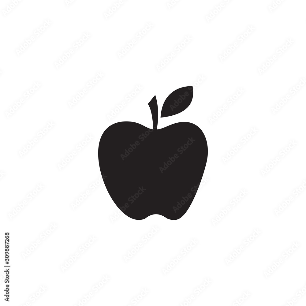 Apple icon symbol vector illustration Apple icon symbol vector illustration