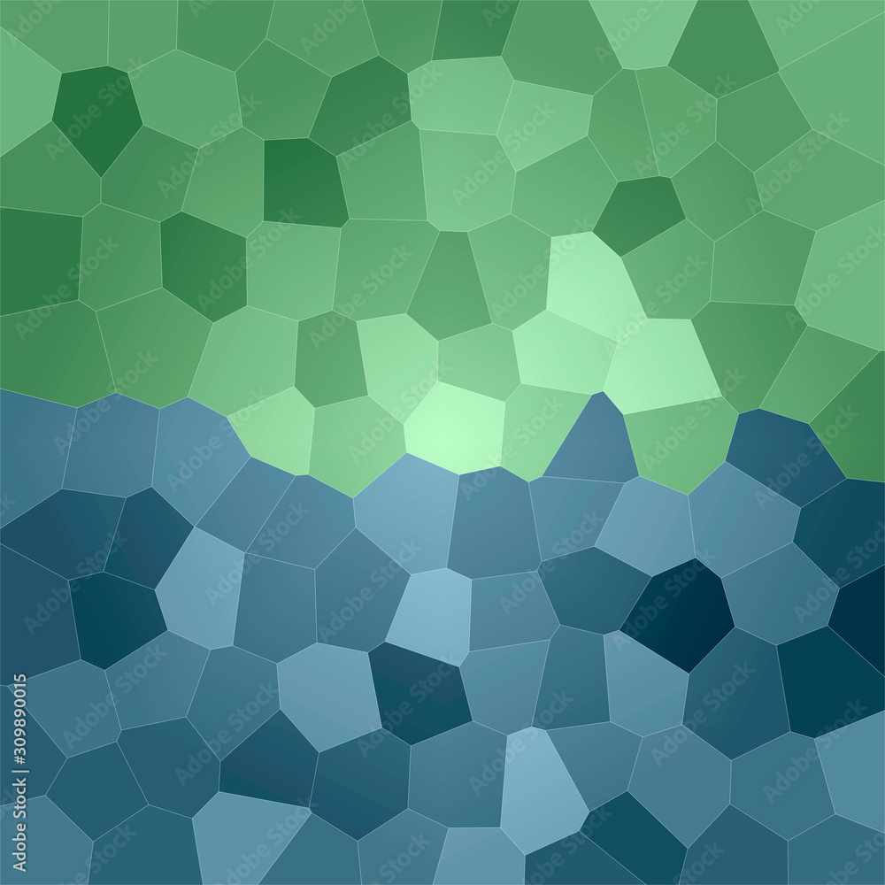 Blue green large simple geometric pattern Blue green large simple geometric pattern