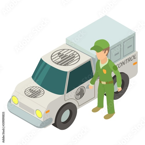 Catching agency icon. Isometric illustration of catching agency vector icon for web