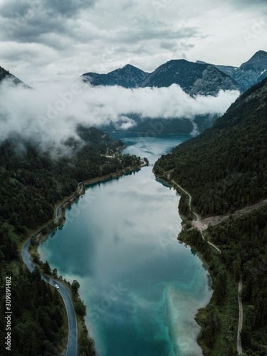Beautiful aerial nature lan...