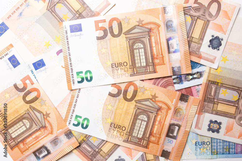 Euro money closeup isolated background. Euro money closeup isolated background.