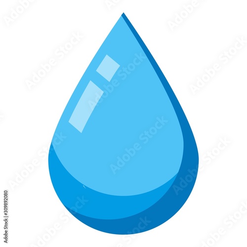 Eye drop icon. Isometric of eye drop vector icon for web design isolated on white background