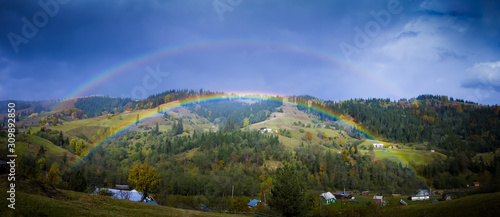 Fototapeta Naklejka Na Ścianę i Meble -  Carpathian rainbow