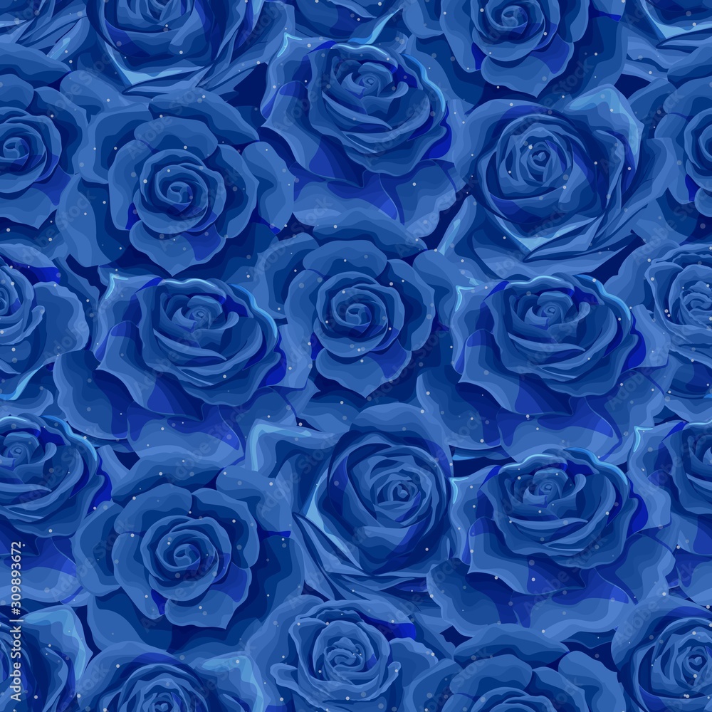 Fototapeta premium Rose flower Seamless pattern background texture. suitable for printing textile