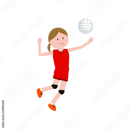 volleyball, woman ,girl3
