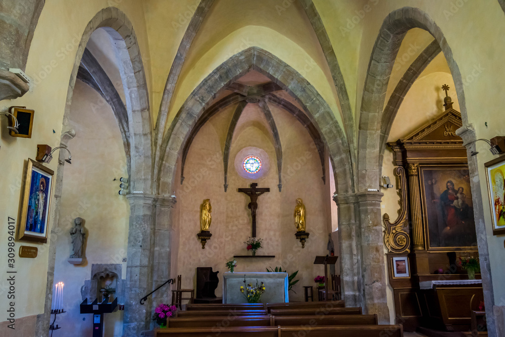 Fototapeta premium Belcastel, Aveyron, Occitanie, France.