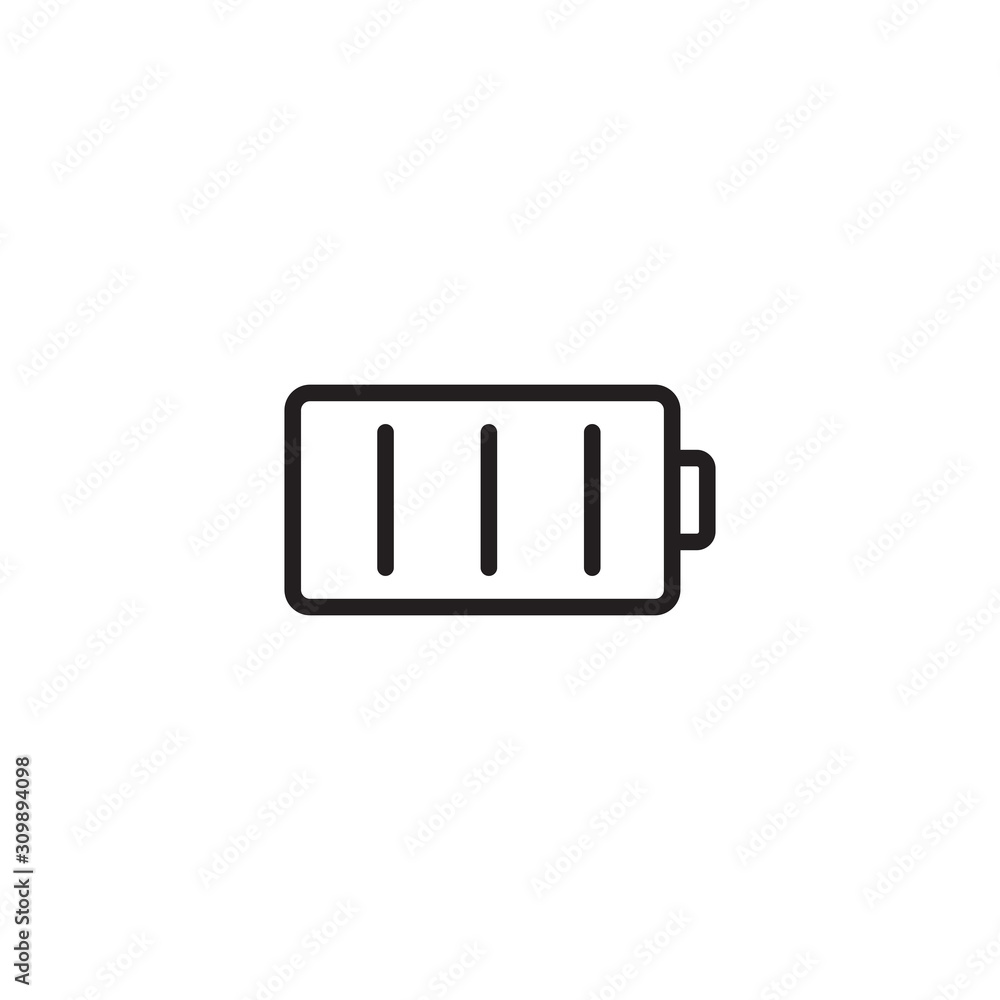 Battery icon symbol vector illustration Battery icon symbol vector illustration