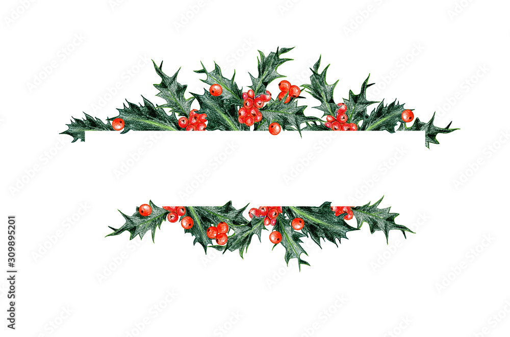 Christmas composition Christmas composition