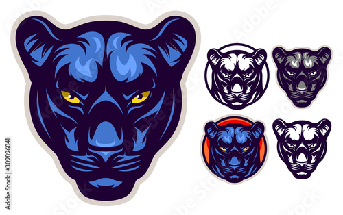 Panther head emblem