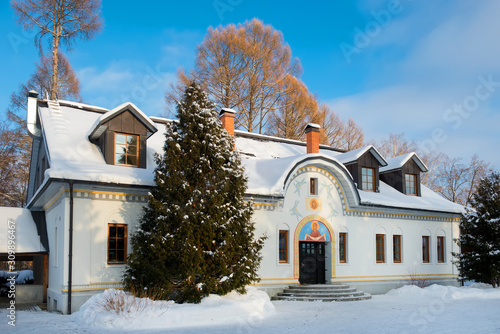 Church House at the Church of the Assumption of the Blessed Virgin Mary in the village of Uspenskoe. Moscow region, Odintsovo city district, Russia. photo