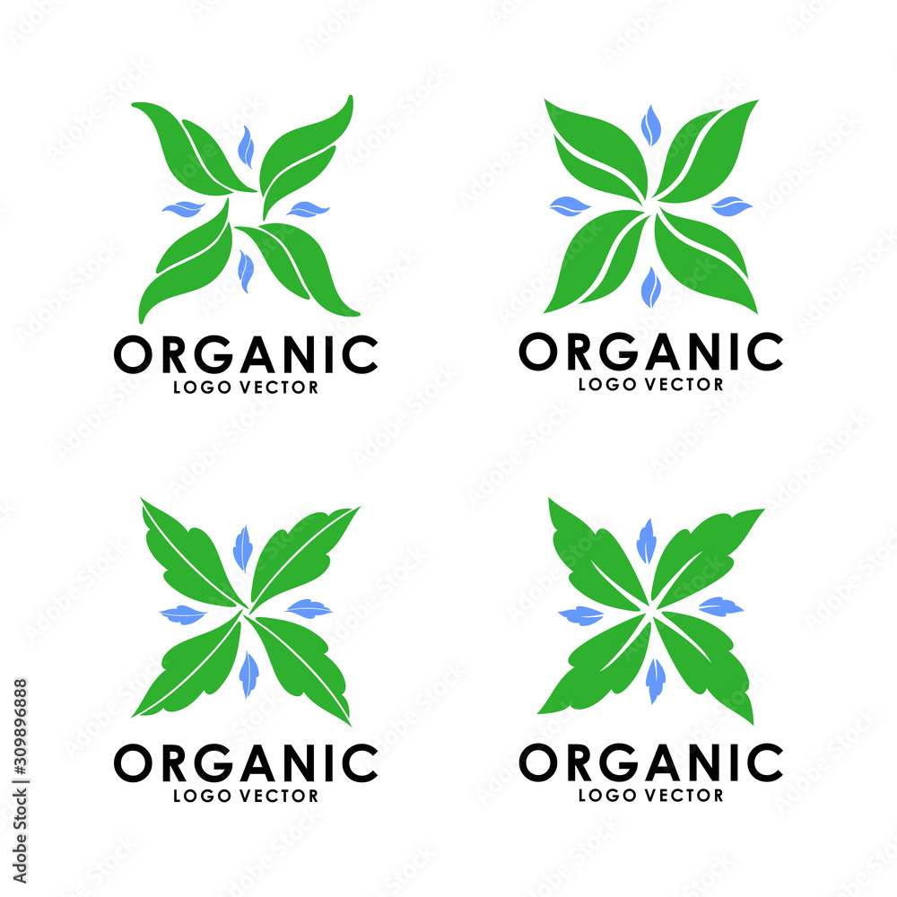 abstract organic Logo Template Design