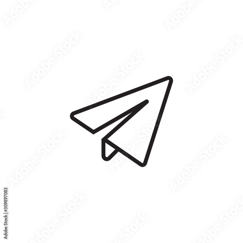Paperplane icon symbol vector illustration