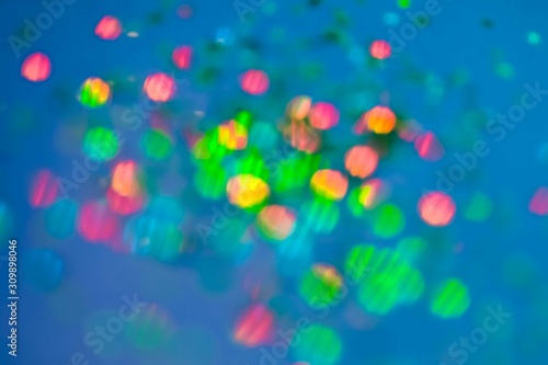 Blurred holographic psychedelic background