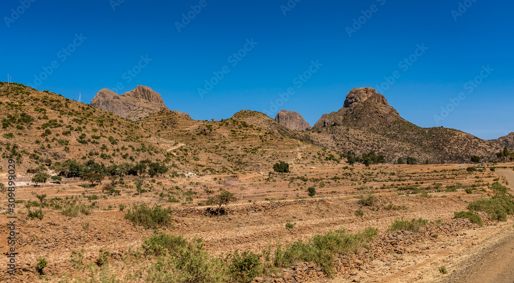 Landscape in Gheralta in Tigray, Northern Ethiopia. Landscape in Gheralta in Tigray, Northern Ethiopia.