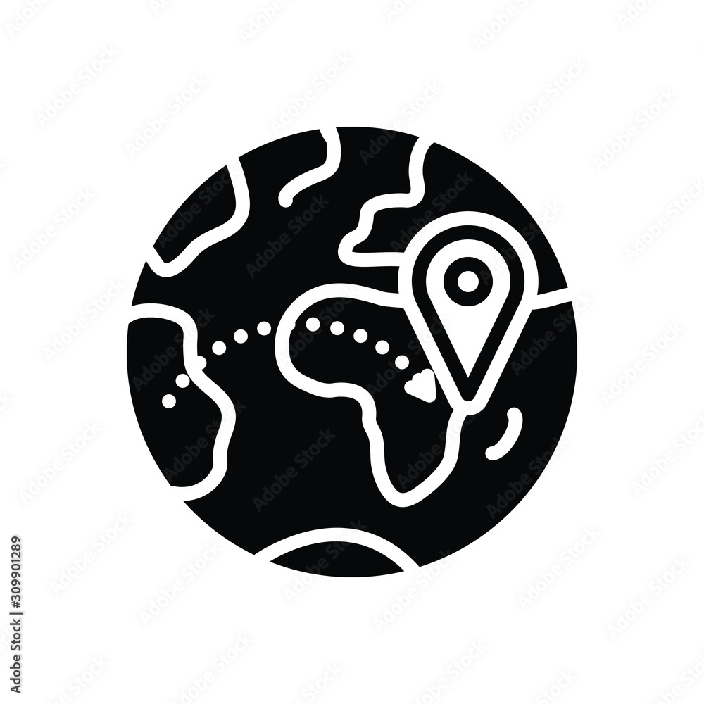 Black solid icon for elsewhere Black solid icon for elsewhere