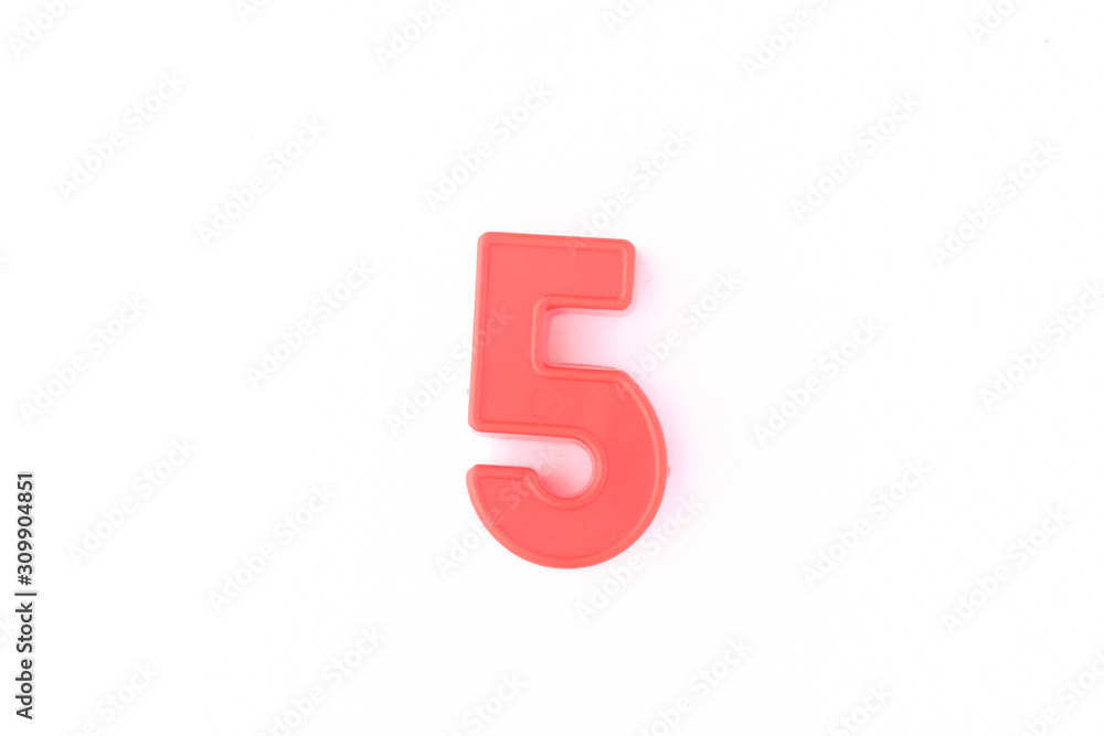 Isolated colorful letter over white background Isolated colorful letter over white background