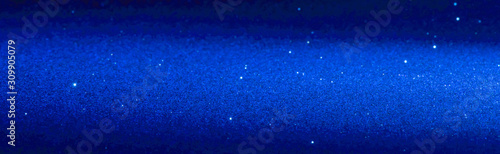 blue bokeh lights defocused effect lens. abstract background