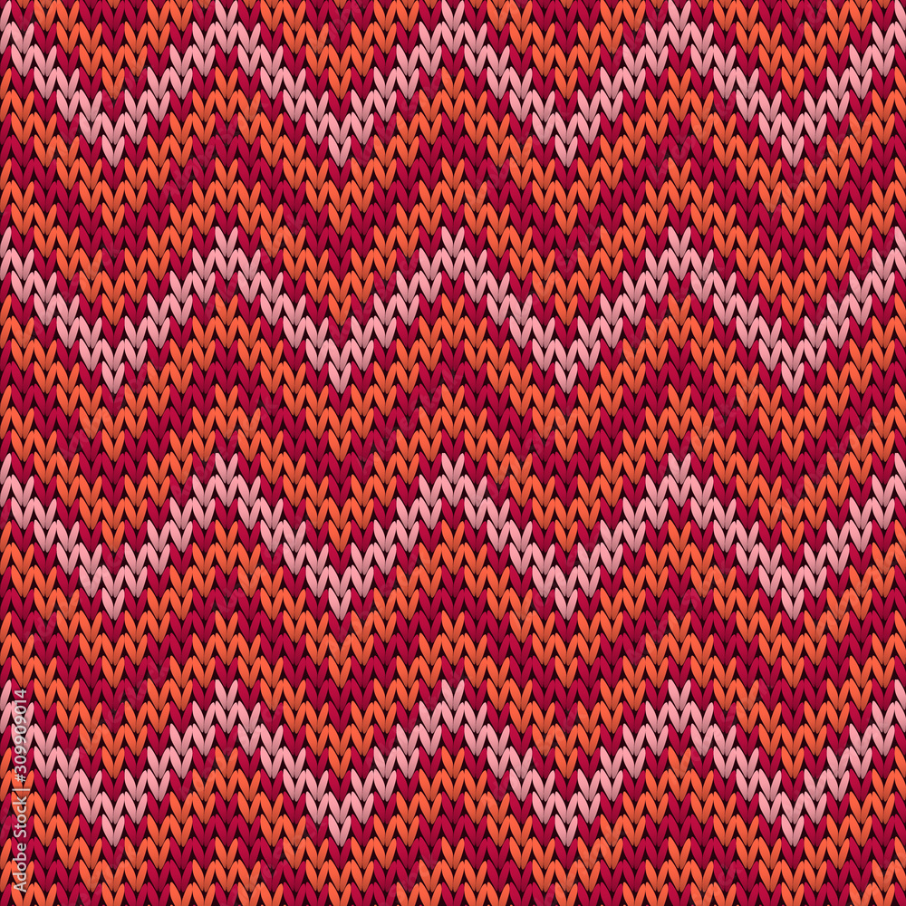 Fairisle chevron stripes knitting texture 