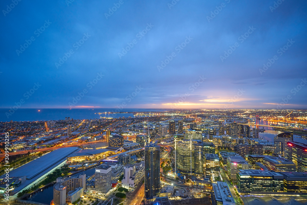 Obraz premium Melbourne's city