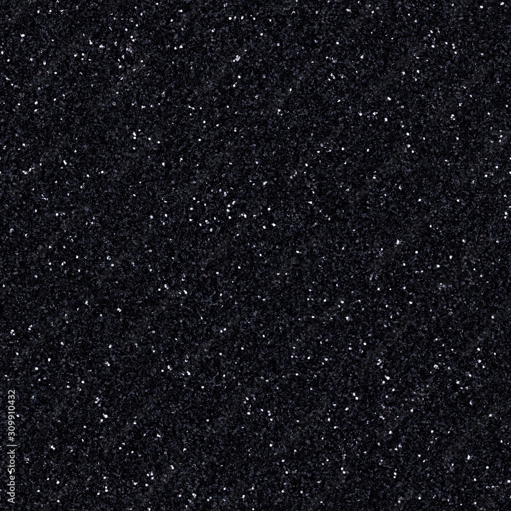 Fototapeta Elegancki ciemnoszary, czarny brokat, błyszcząca tekstura konfetti. Boże Narodzenie streszczenie tło, wzór.