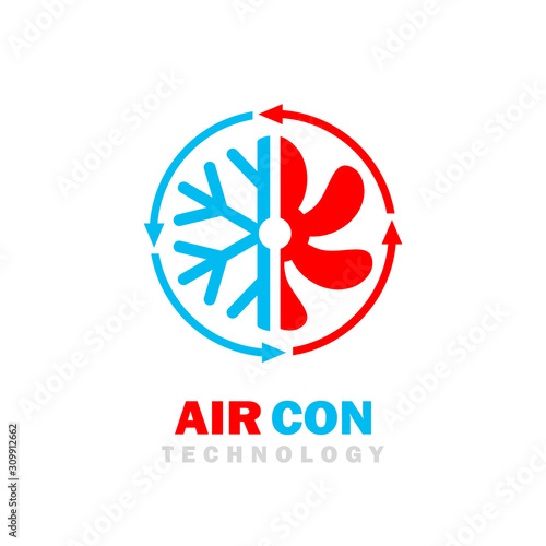Air con vector logo photo