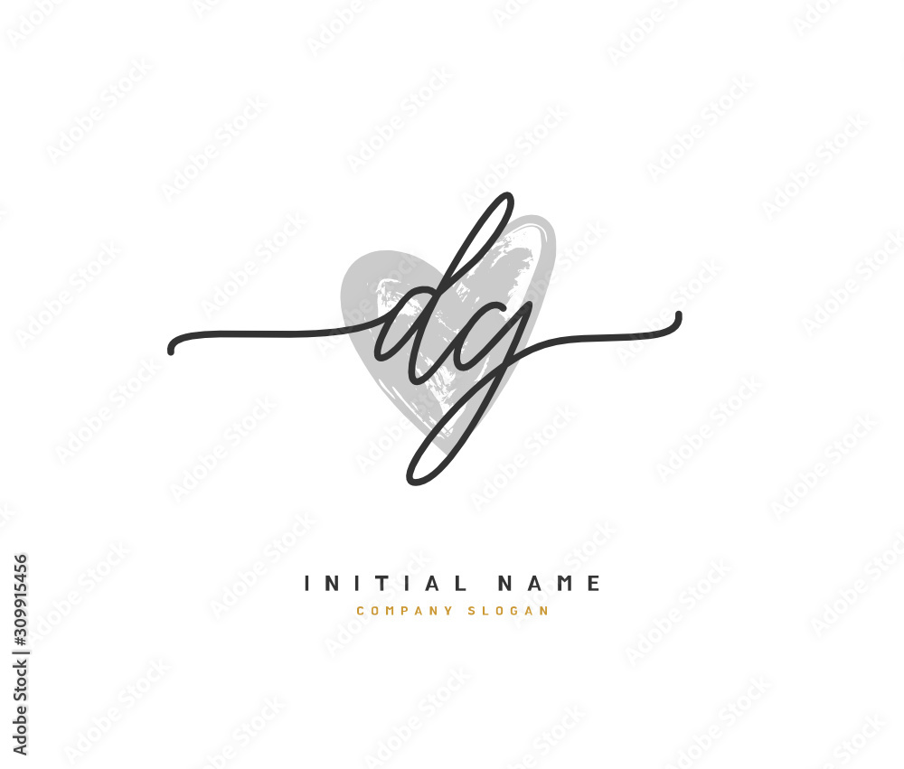 D G DG Beauty vector initial logo, handwriting logo of initial signature, wedding, fashion, jewerly, boutique, floral and botanical with creative template for any company or business. D G DG Beauty vector initial logo, handwriting logo of initial signature, wedding, fashion, jewerly, boutique, floral and botanical with creative template for any company or business.