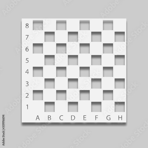 chessboard in light tone