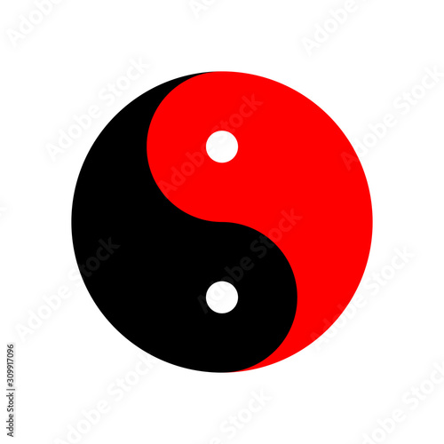 yin yang sign icon