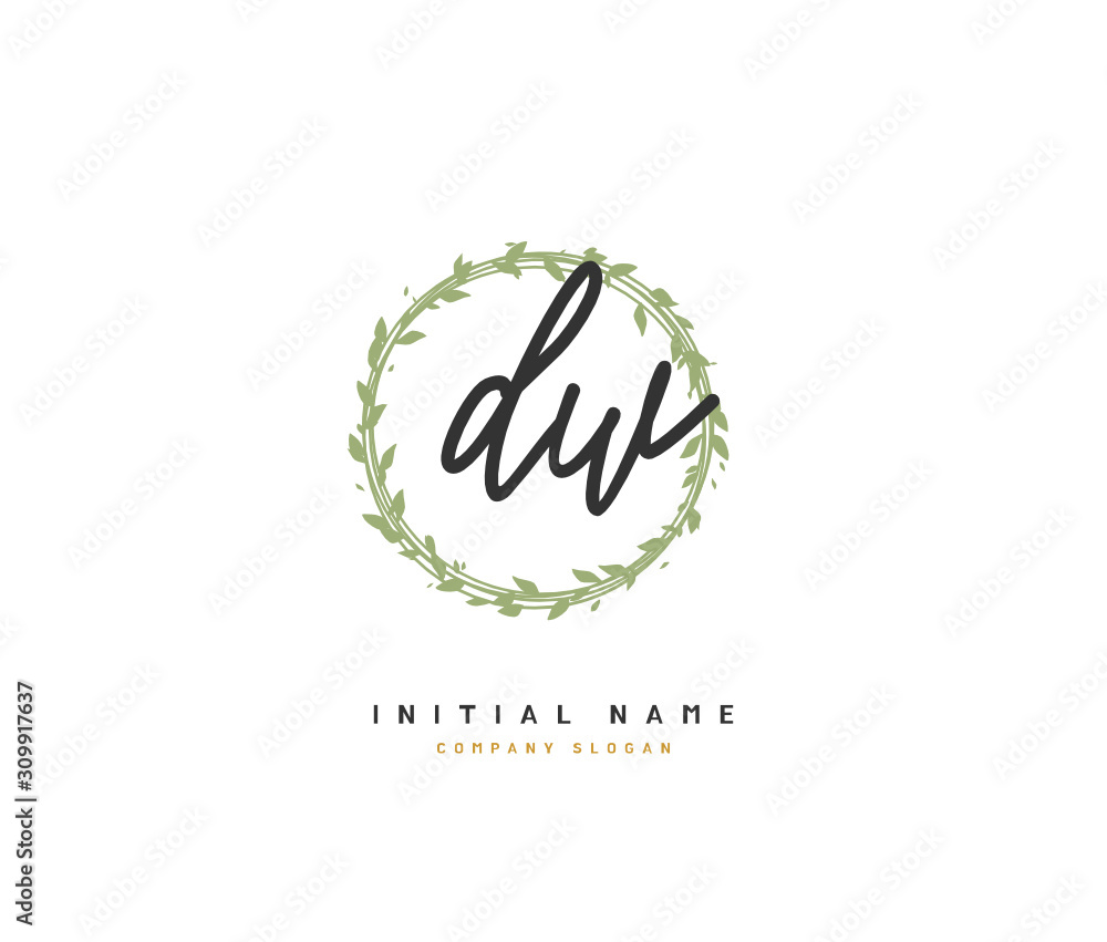 D W DW Beauty vector initial logo, handwriting logo of initial signature, wedding, fashion, jewerly, boutique, floral and botanical with creative template for any company or business. D W DW Beauty vector initial logo, handwriting logo of initial signature, wedding, fashion, jewerly, boutique, floral and botanical with creative template for any company or business.