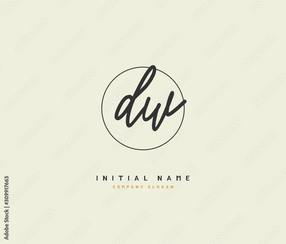 D W DW Beauty vector initial logo, handwriting logo of initial signature, wedding, fashion, jewerly, boutique, floral and botanical with creative template for any company or business. D W DW Beauty vector initial logo, handwriting logo of initial signature, wedding, fashion, jewerly, boutique, floral and botanical with creative template for any company or business.