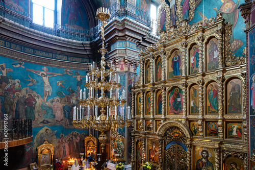 Interior of Holy Transfiguration Cathedral in Vinnytsia, Ukraine © Ruslan