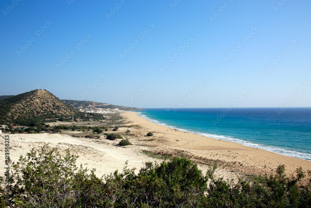 Altinkum Strand oder Golden Beach, schönster Strand Nordzyperns
