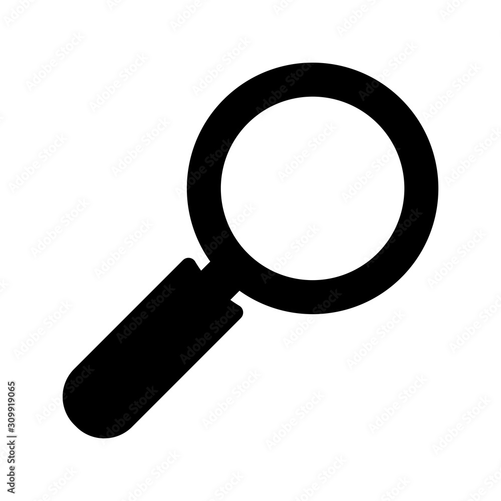 Search icon isolated on background Search icon isolated on background