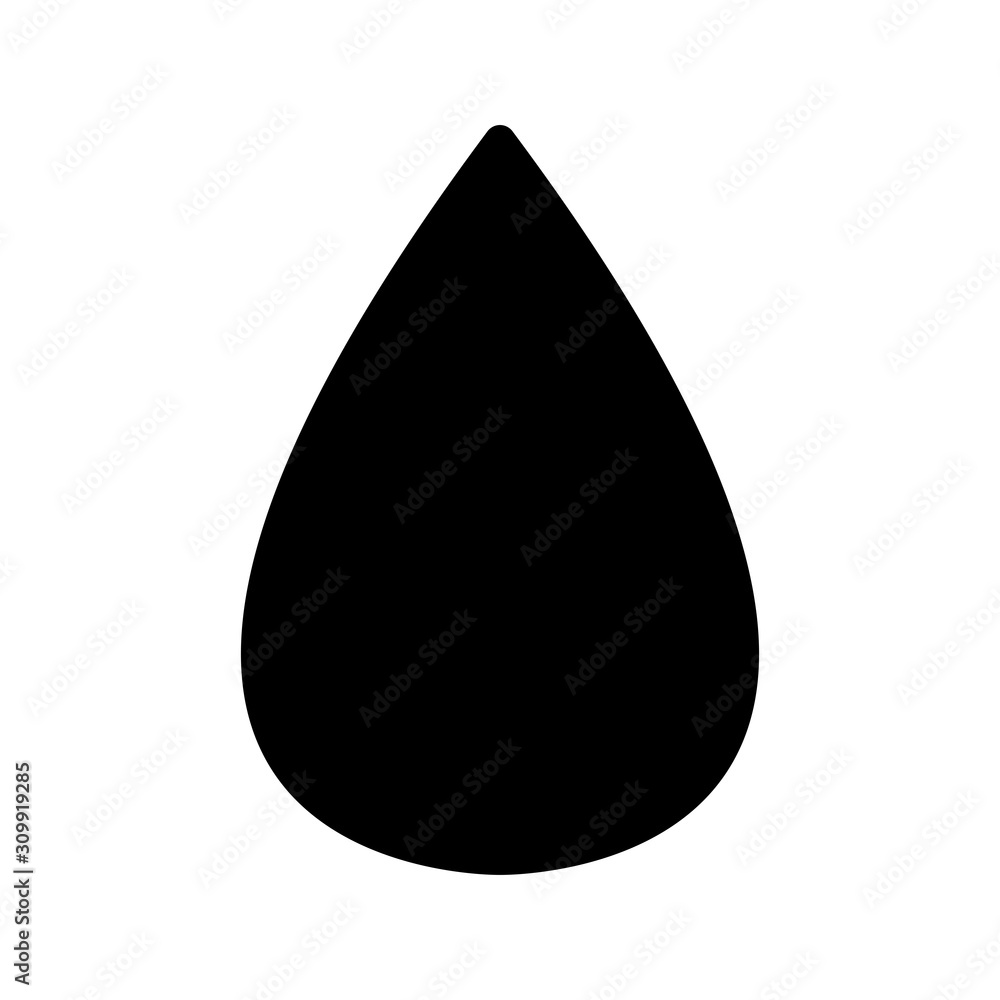 Drop icon isolated on background Drop icon isolated on background