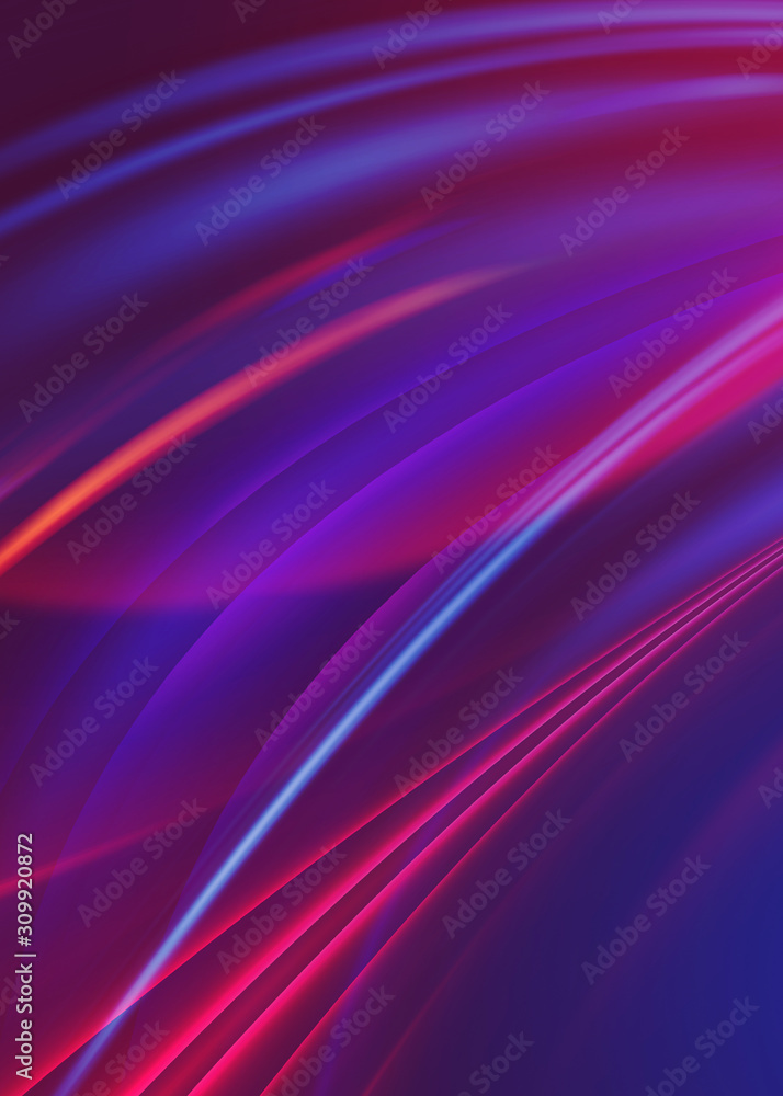 Dark abstract background with neon lines, glow. Dark abstract background with neon lines, glow.