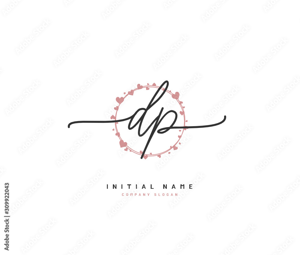 D P DP Beauty vector initial logo, handwriting logo of initial signature, wedding, fashion, jewerly, boutique, floral and botanical with creative template for any company or business. D P DP Beauty vector initial logo, handwriting logo of initial signature, wedding, fashion, jewerly, boutique, floral and botanical with creative template for any company or business.