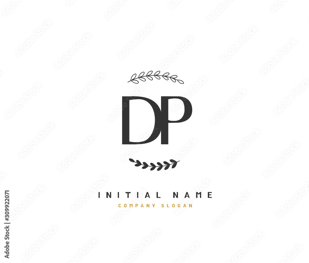 D P DP Beauty vector initial logo, handwriting logo of initial signature, wedding, fashion, jewerly, boutique, floral and botanical with creative template for any company or business. D P DP Beauty vector initial logo, handwriting logo of initial signature, wedding, fashion, jewerly, boutique, floral and botanical with creative template for any company or business.