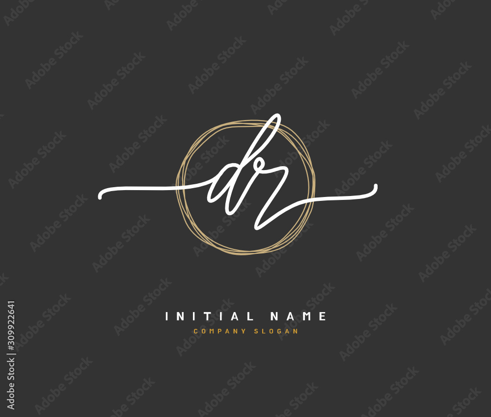 D R DR Beauty vector initial logo, handwriting logo of initial signature, wedding, fashion, jewerly, boutique, floral and botanical with creative template for any company or business. D R DR Beauty vector initial logo, handwriting logo of initial signature, wedding, fashion, jewerly, boutique, floral and botanical with creative template for any company or business.