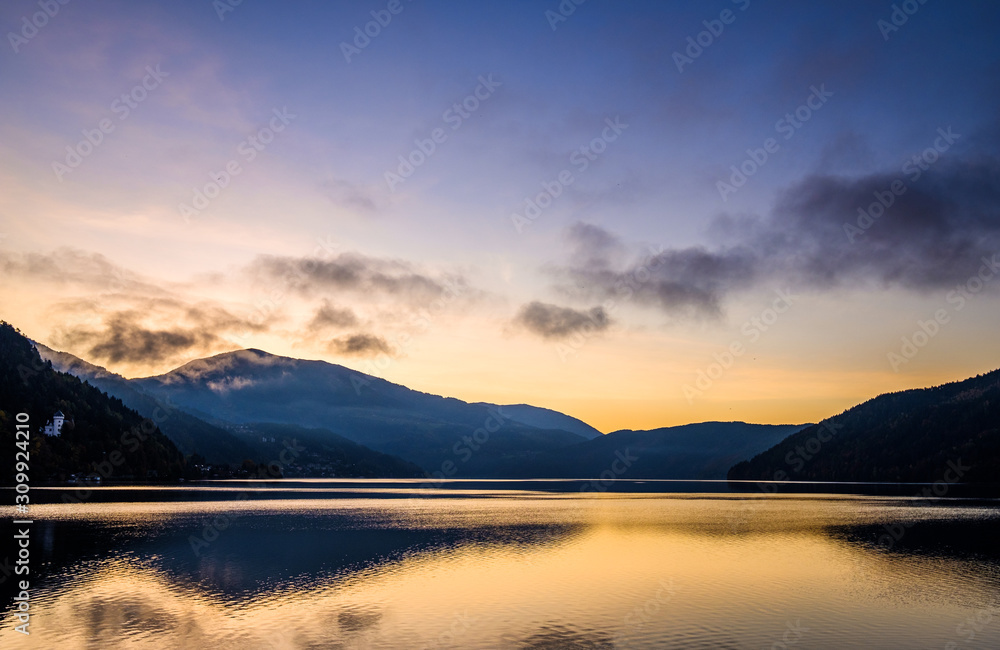 lake millstatt in austria