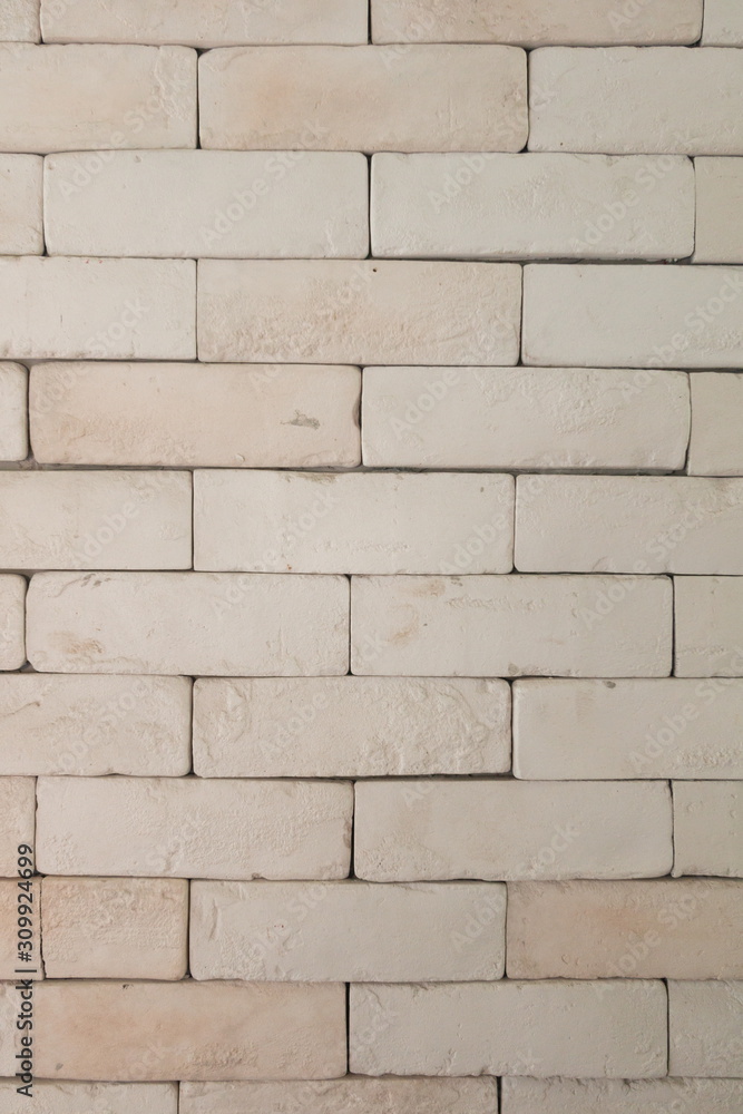 white brick block wall . vertical picture . white brick block wall . vertical picture .