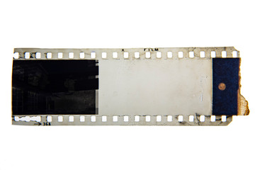 (35 mm.) film frame.With white space.film camera.	